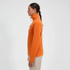 Berghaus Women's Prism 2.0 Micro Half Zip Polartec Fleece - Orange Discount