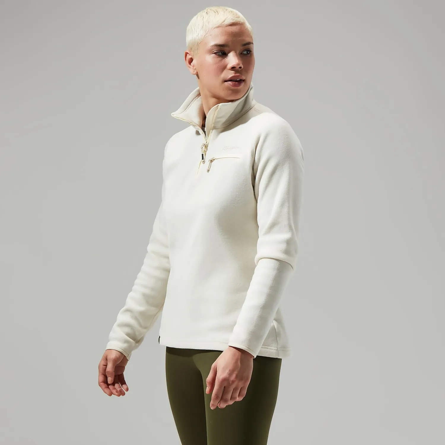 Berghaus Women's Prism 2.0 Micro Half Zip Fleece - Natural Outlet