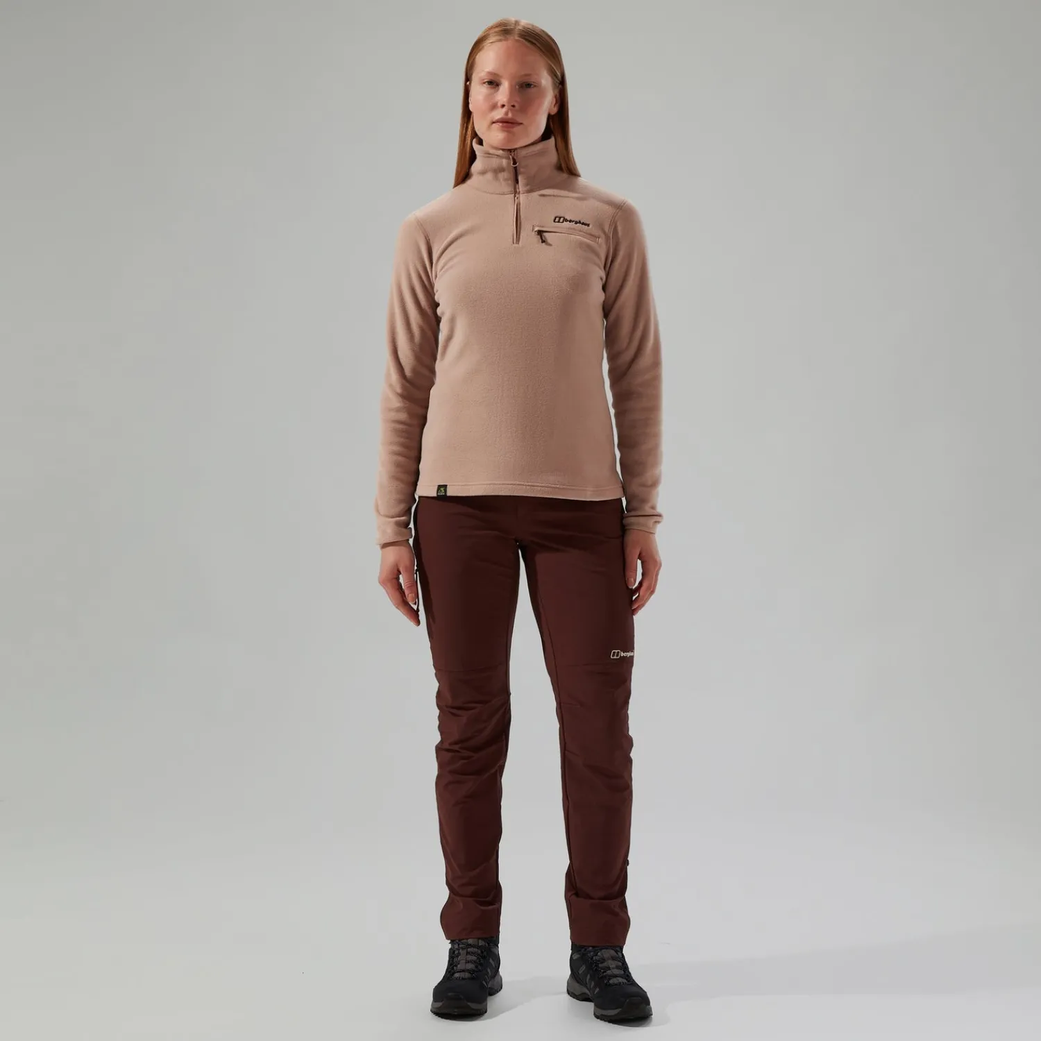 Berghaus Women's Prism 2.0 Micro Half Zip Polartec Fleece - Pink Outlet