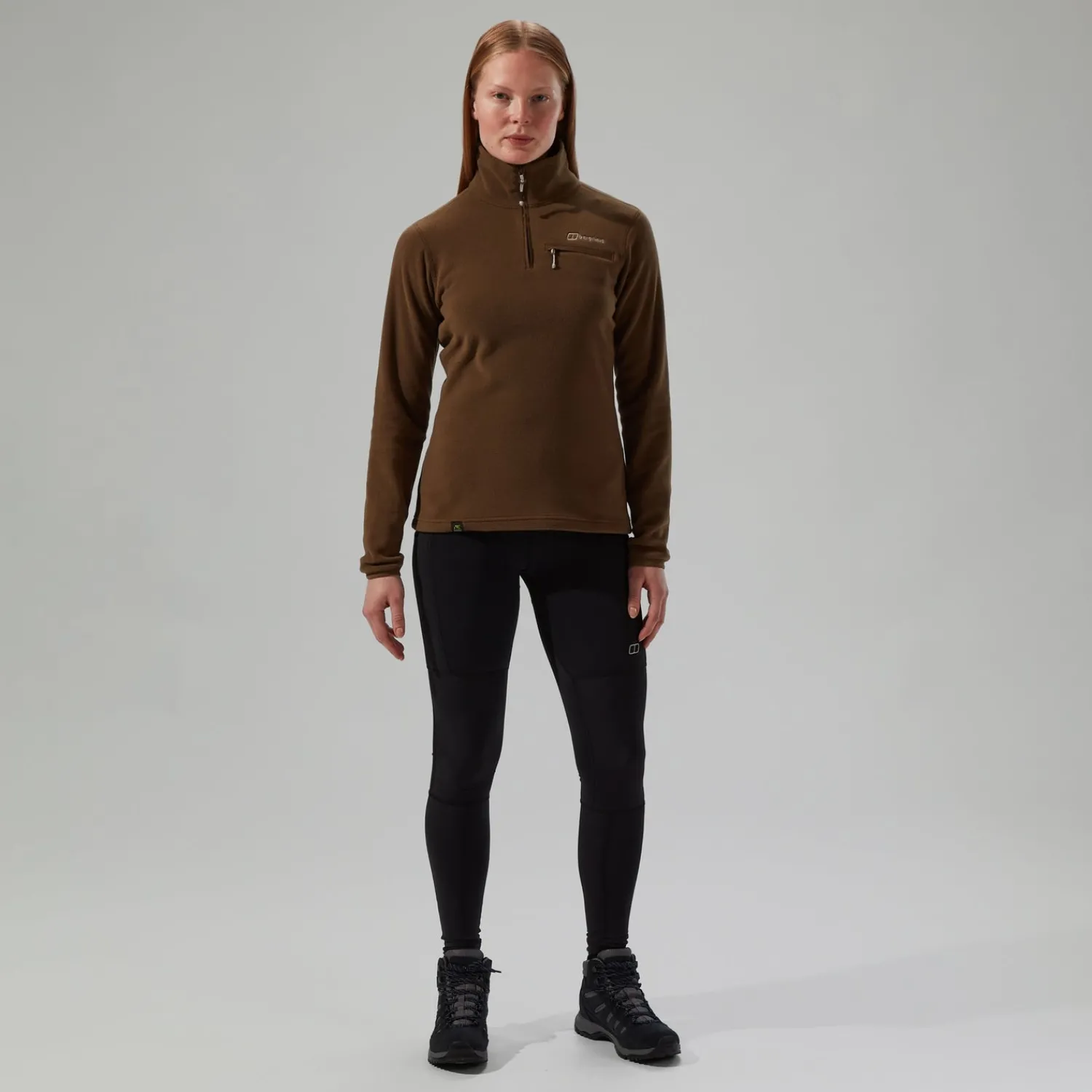 Berghaus Women's Prism 2.0 Micro Half Zip Polartec Fleece - Brown Best