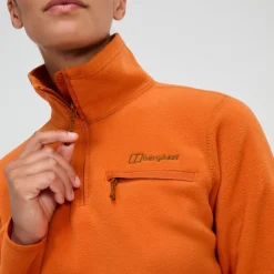 Berghaus Women's Prism 2.0 Micro Half Zip Polartec Fleece - Orange Discount
