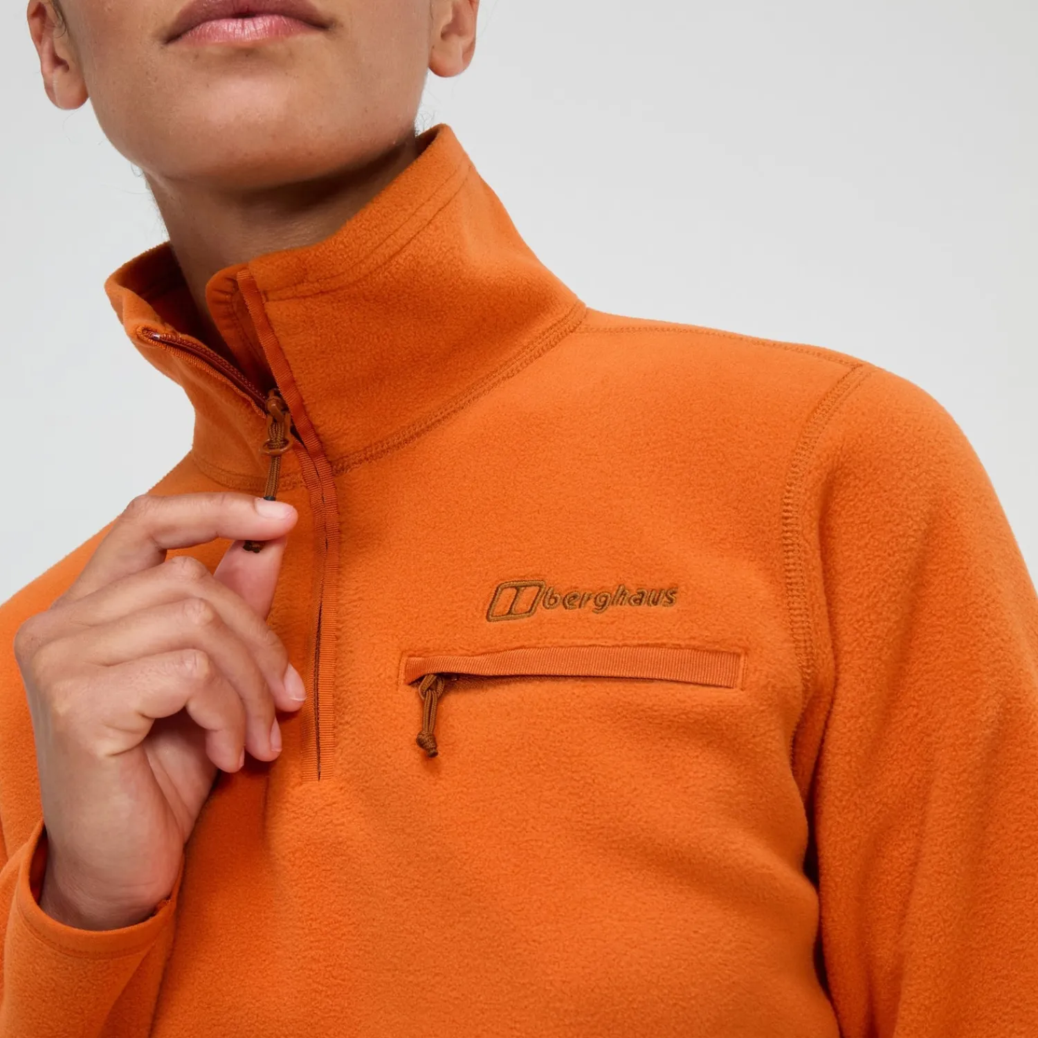 Berghaus Women's Prism 2.0 Micro Half Zip Polartec Fleece - Orange Discount