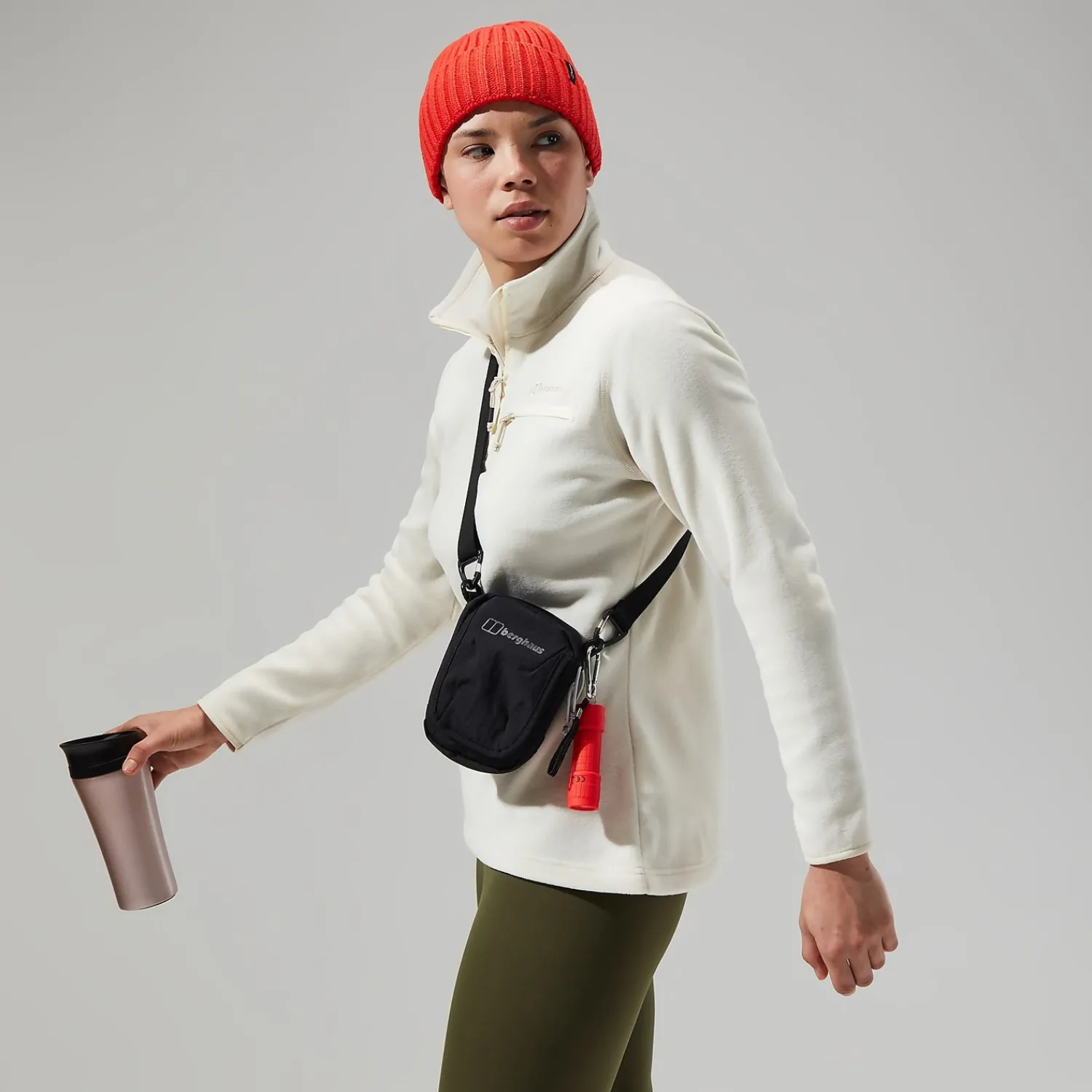 Berghaus Women's Prism 2.0 Micro Half Zip Fleece - Natural Outlet