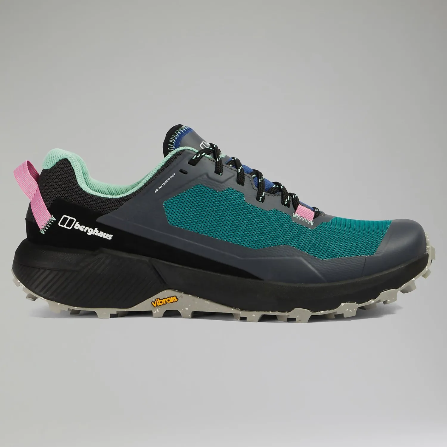 Berghaus Women's Revolute Active Shoe - Black/Dark Turquoise New