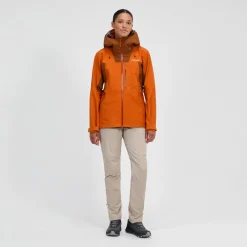Berghaus Women's Ridge-Seeker Waterproof Jacket - Orange/Brown Sale