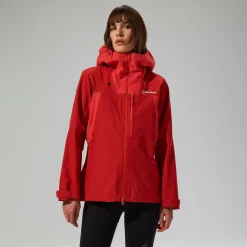 Berghaus Women's Ridge-Seeker Waterproof Jacket - Red Discount