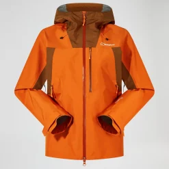 Berghaus Women's Ridge-Seeker Waterproof Jacket - Orange/Brown Sale