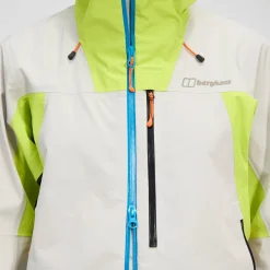 Berghaus Women's Ridge-Seeker Waterproof Jacket - Grey/Yellow Clearance