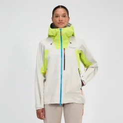 Berghaus Women's Ridge-Seeker Waterproof Jacket - Grey/Yellow Clearance