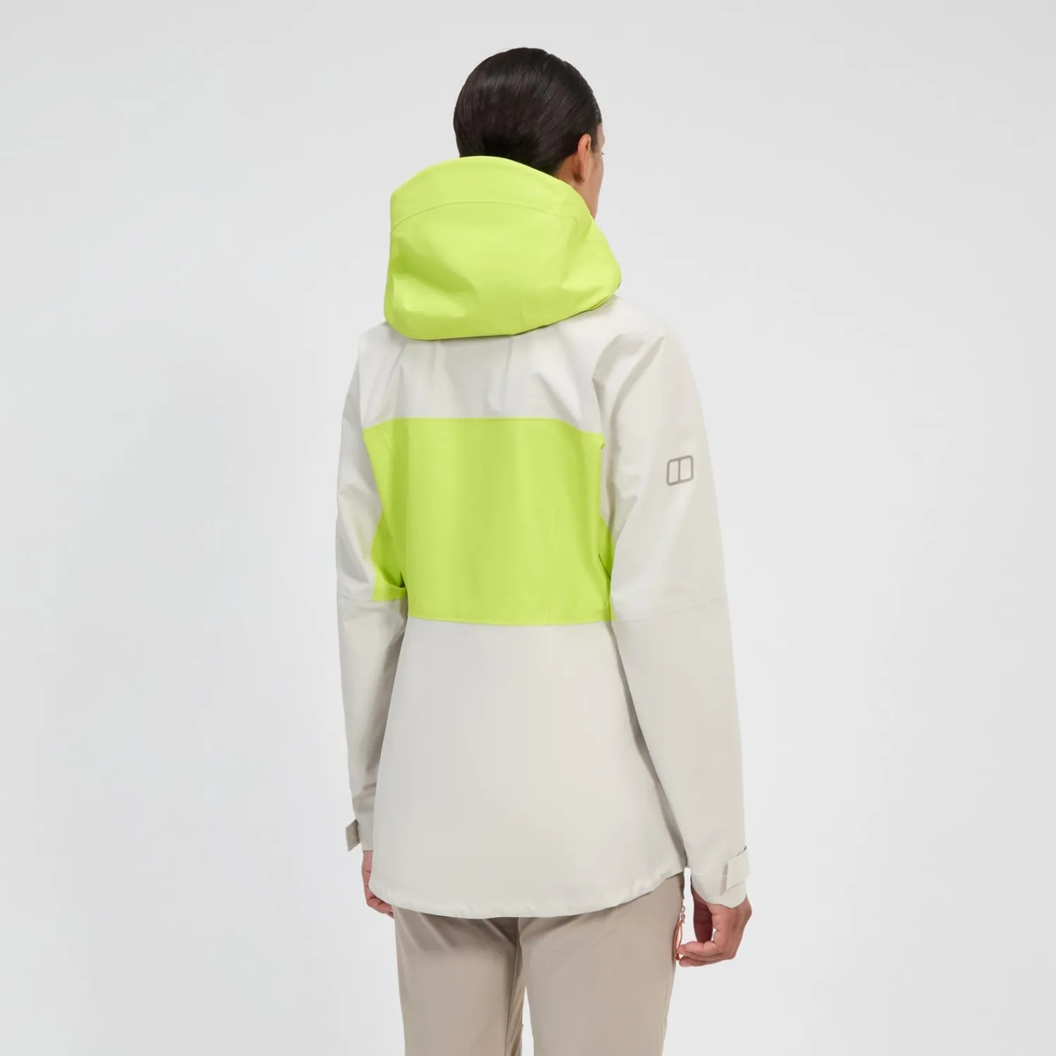 Berghaus Women's Ridge-Seeker Waterproof Jacket - Grey/Yellow Clearance
