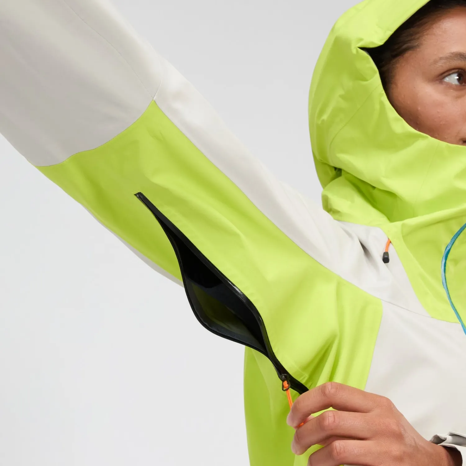 Berghaus Women's Ridge-Seeker Waterproof Jacket - Grey/Yellow Clearance