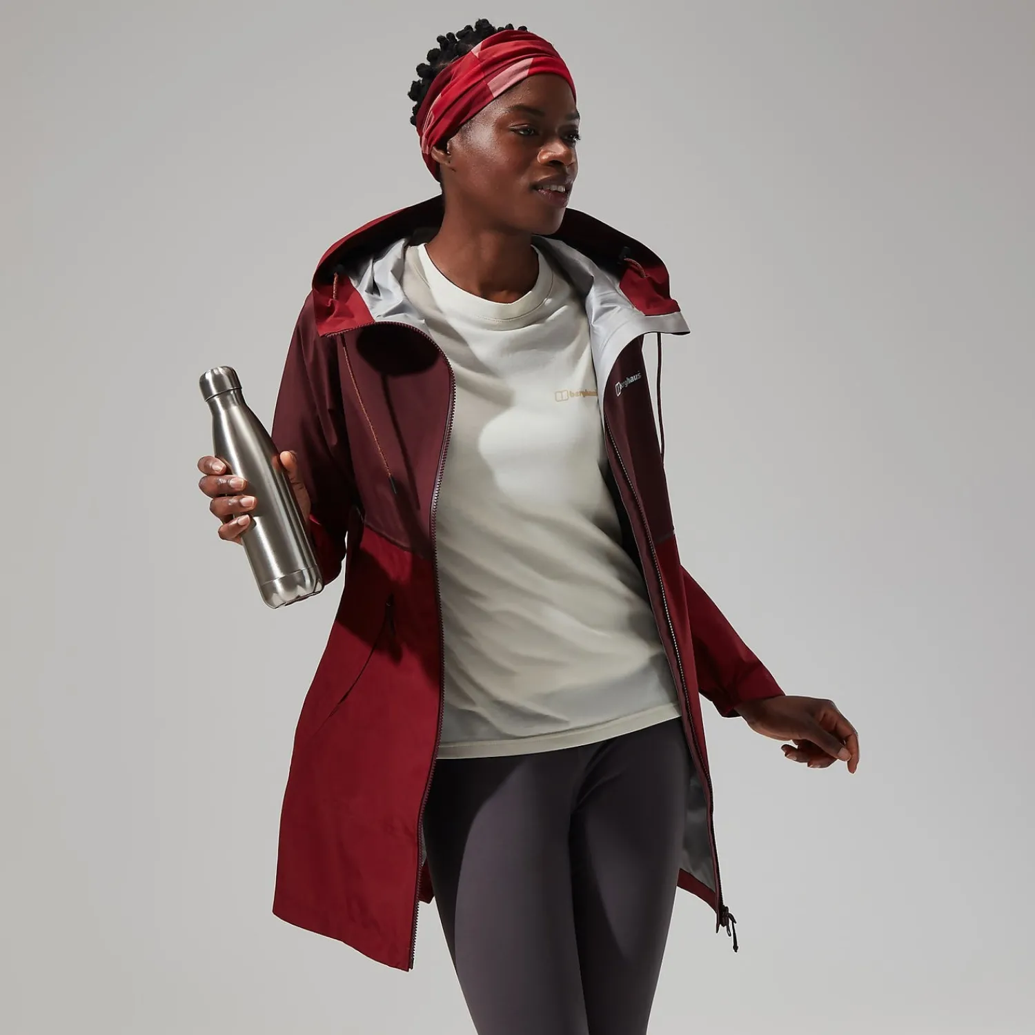 Berghaus Women's Rothley Jacket - Dark Red/Dark Brown Best