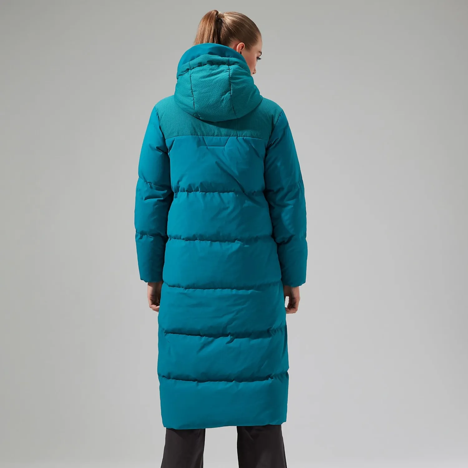Berghaus Women's Saffren Duster Hooded Down Insulated Jacket - Turquoise Sale
