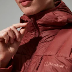 Berghaus Women's Silksworth Hooded Down Insulated Jacket - Red Clearance