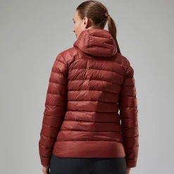 Berghaus Women's Silksworth Hooded Down Insulated Jacket - Red Clearance