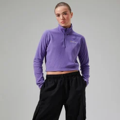 Berghaus Women's URB Prism Cropped Half Zip Fleece - Purple Discount