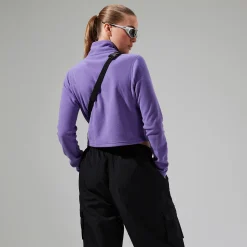 Berghaus Women's URB Prism Cropped Half Zip Fleece - Purple Discount