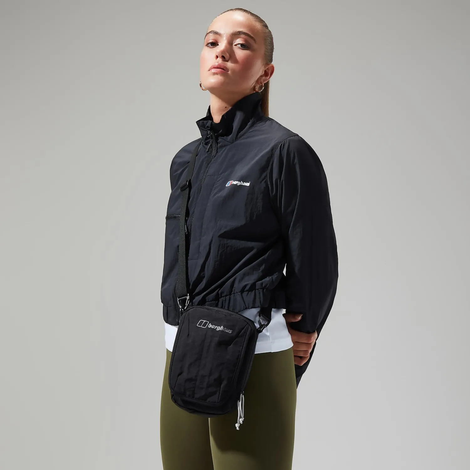 Berghaus Women's Urban Cropped Co-ord Wind Jacket - Black Outlet