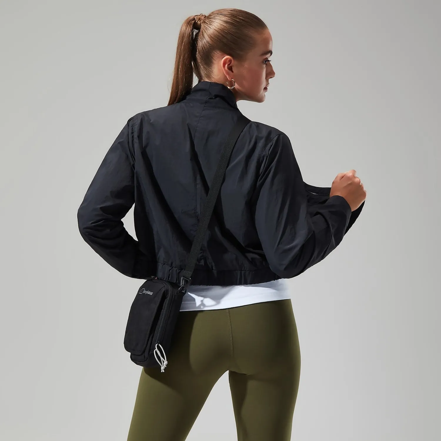 Berghaus Women's Urban Cropped Co-ord Wind Jacket - Black Outlet