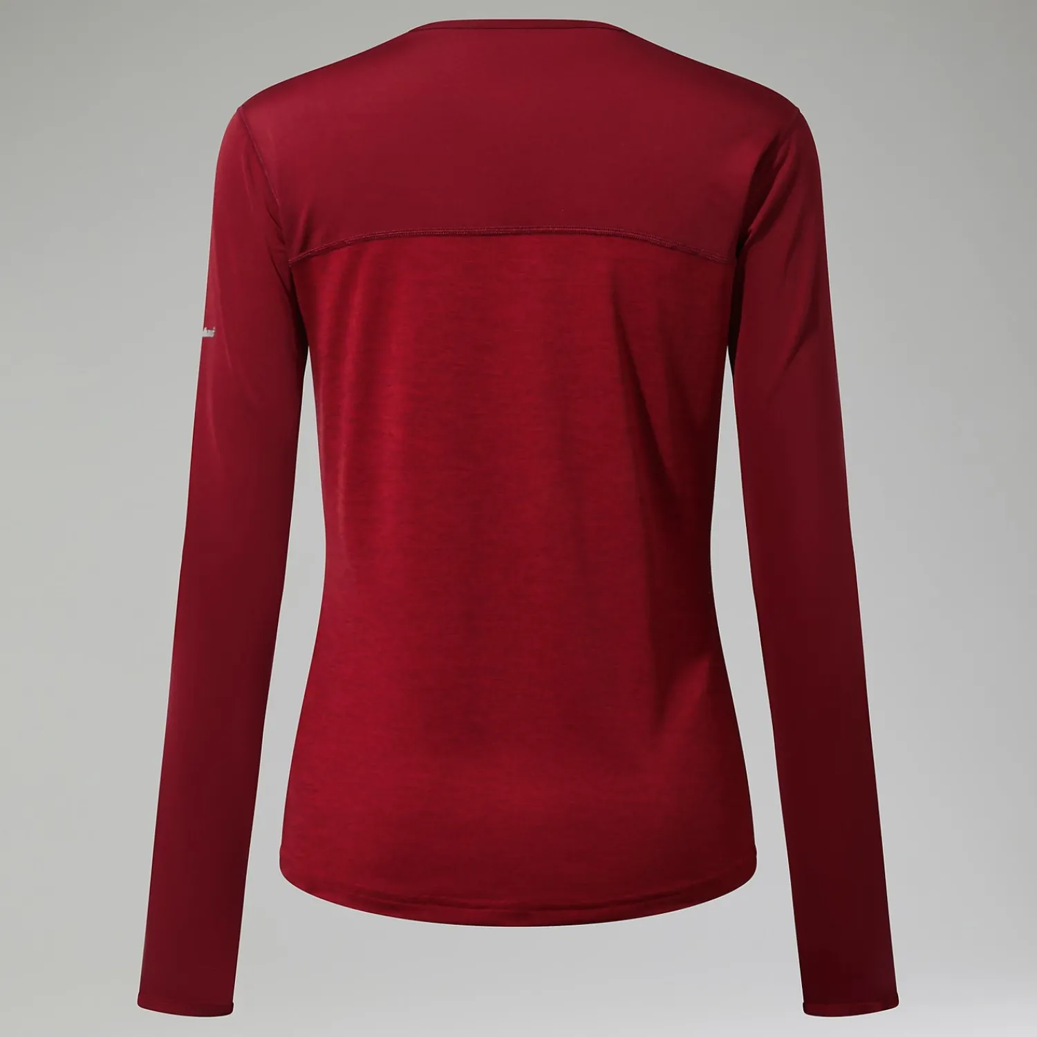 Berghaus Women's Voyager Tech Tee Long Sleeve Crew -Red New