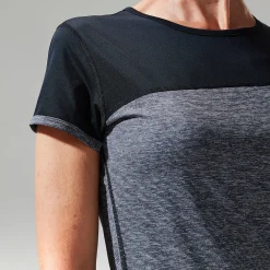 Berghaus Women's Voyager Tech Tee Short Sleeve Crew - Dark Grey / Black Online
