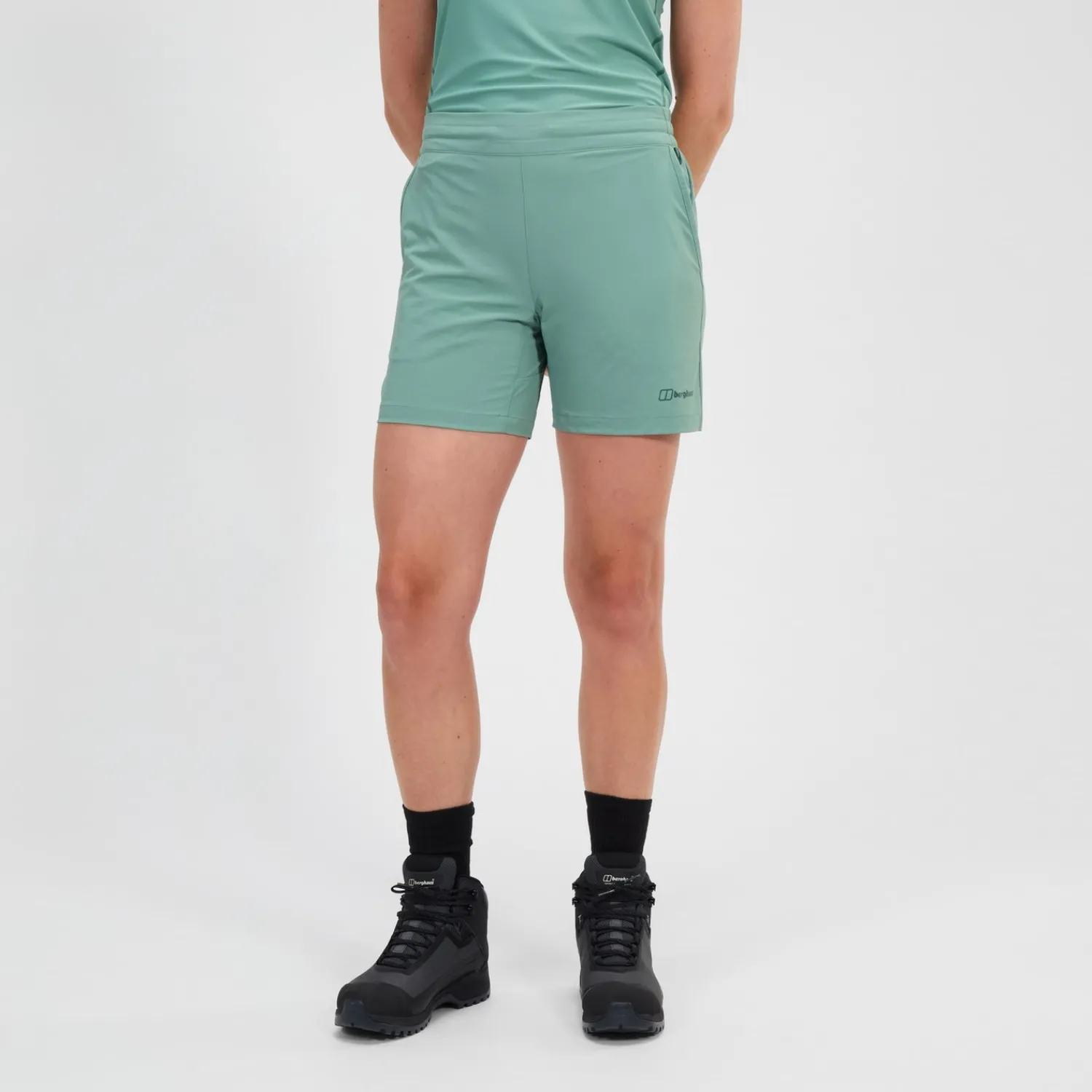 Berghaus Women's Wandermoor Wind Short - Green Hot