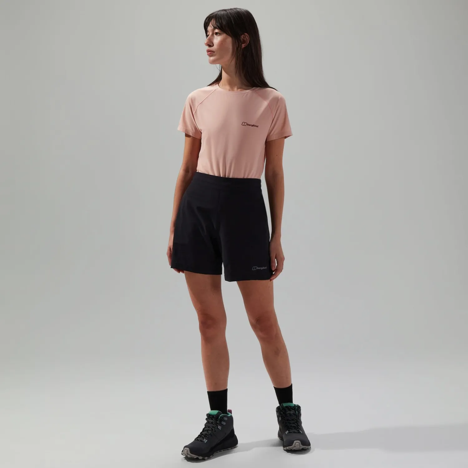 Berghaus Women's Wandermoor Wind Short Black/Grey Online