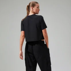 Berghaus Women's Wayside Boxy Short Sleeve Tech Tee Black Fashion