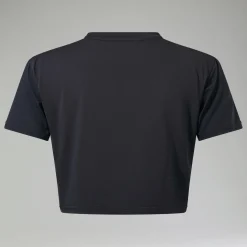 Berghaus Women's Wayside Boxy Short Sleeve Tech Tee Black Fashion