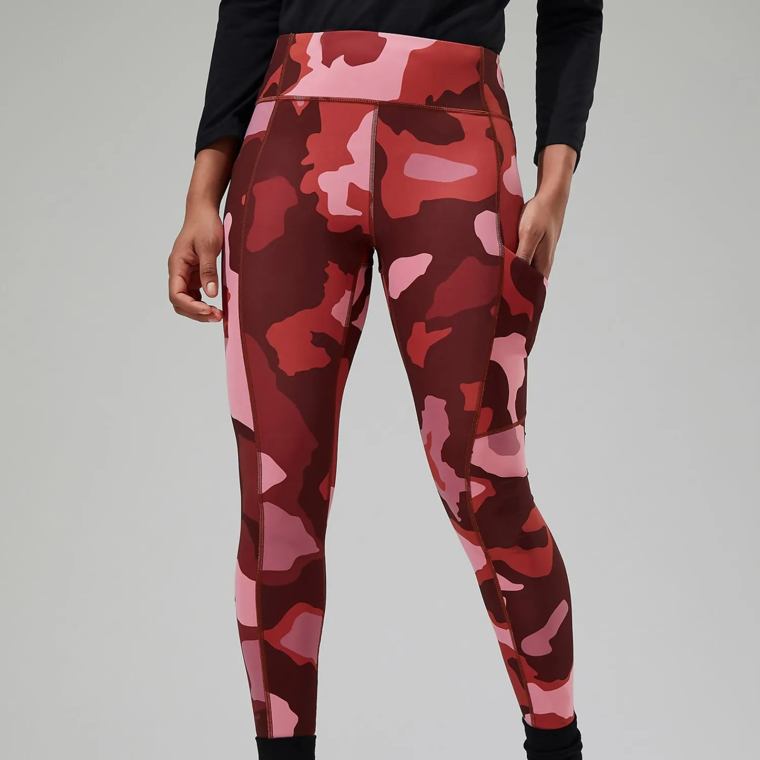 Berghaus Women's Zannia 7/8 Legging - Red/Brown/Pink Outlet