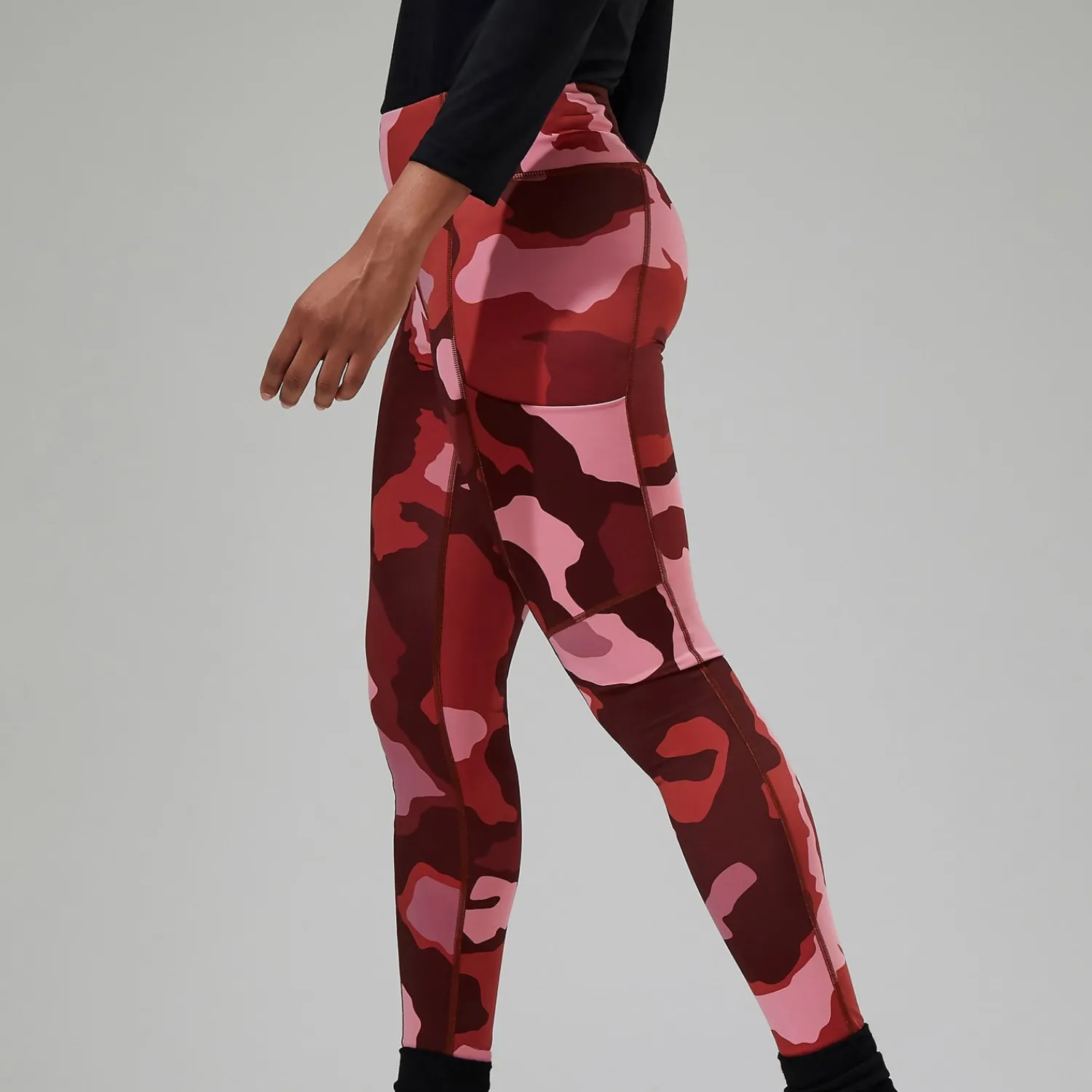 Berghaus Women's Zannia 7/8 Legging - Red/Brown/Pink Outlet